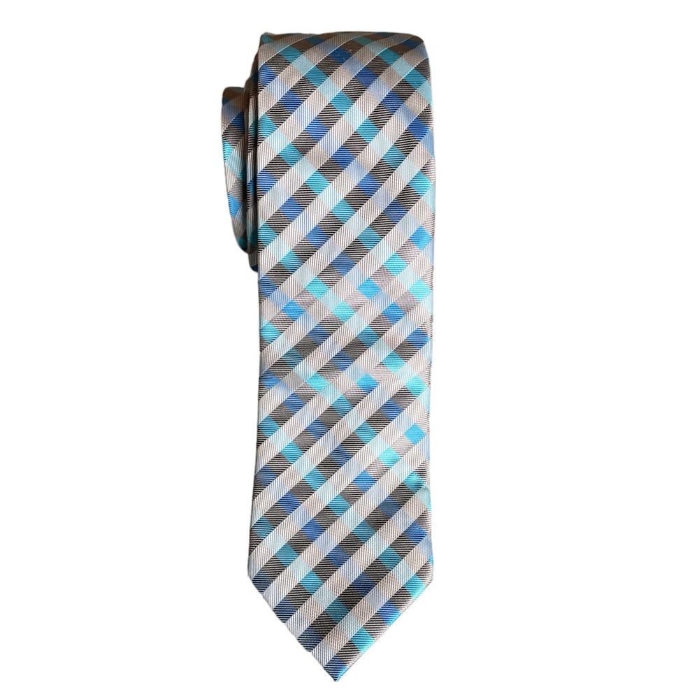 Men’s simple plaid necktie